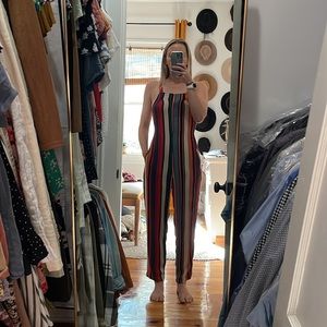 Fun & colorful striped jumpsuit